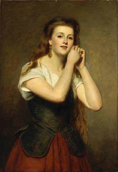 William Powell Frith The new earrings oil painting image